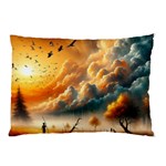 Nature Storm Painting Pillow Case