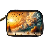 Nature Storm Painting Digital Camera Leather Case