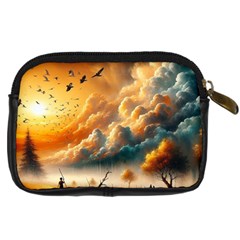 Nature Storm Painting Digital Camera Leather Case from ArtsNow.com Back