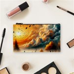 Nature Storm Painting Cosmetic Bag (Small)
