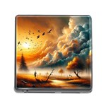 Nature Storm Painting Memory Card Reader (Square 5 Slot)