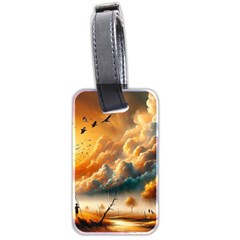 Nature Storm Painting Luggage Tag (two sides) from ArtsNow.com Back