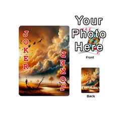 Nature Storm Painting Playing Cards 54 Designs (Mini) from ArtsNow.com Front - Joker2