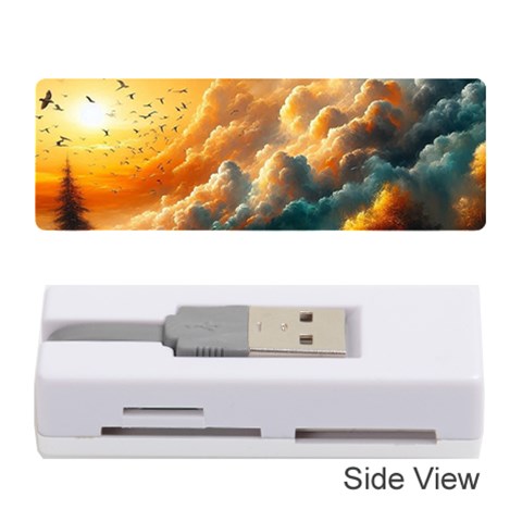 Nature Storm Painting Memory Card Reader (Stick) from ArtsNow.com Front