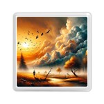 Nature Storm Painting Memory Card Reader (Square)