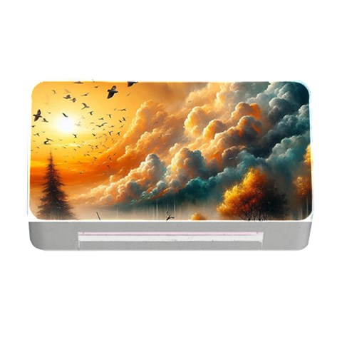Nature Storm Painting Memory Card Reader with CF from ArtsNow.com Front