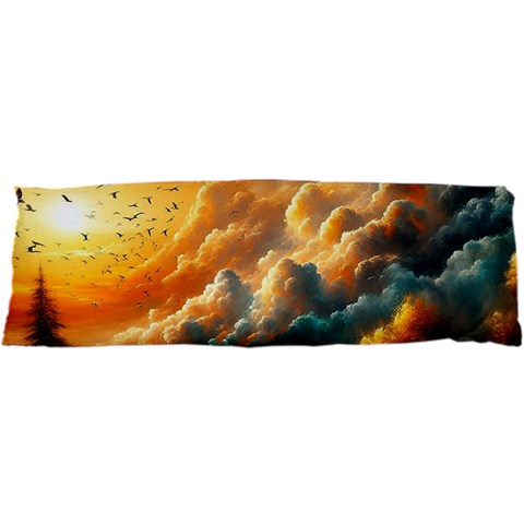 Nature Storm Painting 63 x21  Body Pillow Case Dakimakura (Two Sides) from ArtsNow.com Front