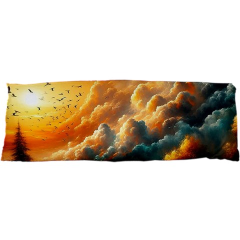 Nature Storm Painting 71 x25  Body Pillow Case Dakimakura (Two Sides) from ArtsNow.com Front