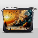 Nature Storm Painting Messenger Bag
