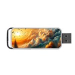 Nature Storm Painting Portable USB Flash (One Side)