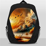 Nature Storm Painting Backpack Bag