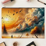Nature Storm Painting Cosmetic Bag (XXXL)