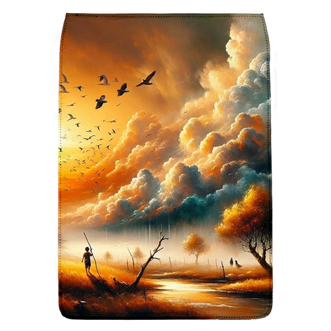 Nature Storm Painting Removable Flap Cover (L) from ArtsNow.com Front