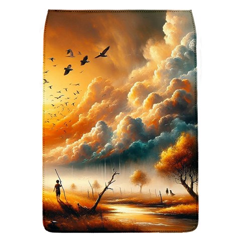Nature Storm Painting Removable Flap Cover (S) from ArtsNow.com Front