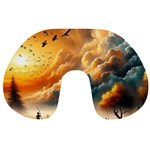 Nature Storm Painting Travel Neck Pillow
