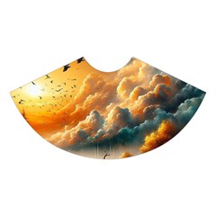 Nature Storm Painting Midi Sleeveless Dress from ArtsNow.com Skirt Back