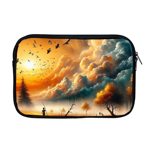 Nature Storm Painting Apple MacBook Pro 17  Zipper Case from ArtsNow.com Front