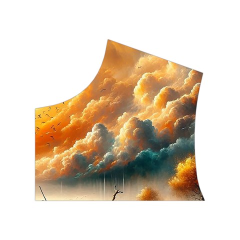 Nature Storm Painting Women s Button Up Vest from ArtsNow.com Top Left