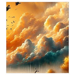 Nature Storm Painting Everyday Shoulder Bag with Pouch Bag from ArtsNow.com Back
