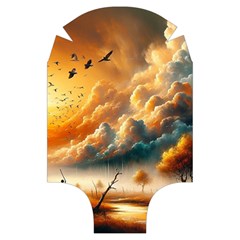 Nature Storm Painting Luggage Cover (Small) from ArtsNow.com Back
