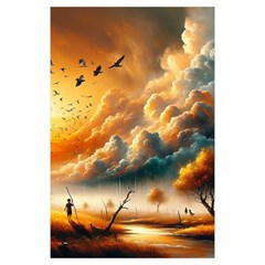 Nature Storm Painting Kids  Hooded Rain Ponchos from ArtsNow.com Front