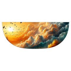 Nature Storm Painting Kids  Hooded Rain Ponchos from ArtsNow.com Brim