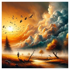 Nature Storm Painting Kids  Hooded Rain Ponchos from ArtsNow.com Inside 4