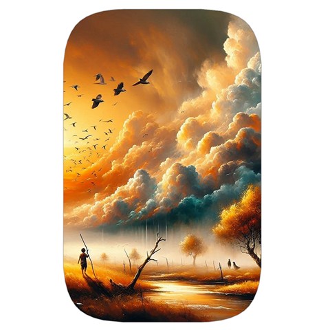 Nature Storm Painting Waist Pouch (Small) from ArtsNow.com Front