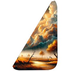 Nature Storm Painting Belt Pouch Bag (Small) from ArtsNow.com Front Left