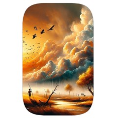 Nature Storm Painting Belt Pouch Bag (Small) from ArtsNow.com Back