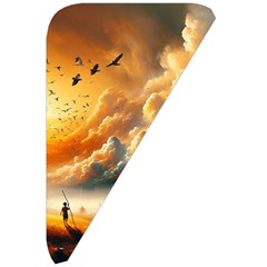Nature Storm Painting Belt Pouch Bag (Large) from ArtsNow.com Front Right