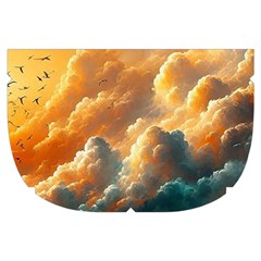 Nature Storm Painting Make Up Case (Small) from ArtsNow.com Side Left