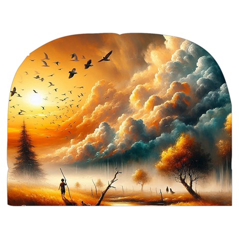 Nature Storm Painting Make Up Case (Medium) from ArtsNow.com Front