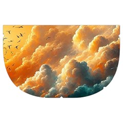 Nature Storm Painting Make Up Case (Medium) from ArtsNow.com Side Right