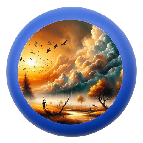 Nature Storm Painting Dento Box with Mirror from ArtsNow.com Front