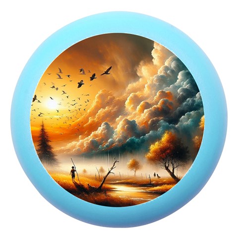 Nature Storm Painting Dento Box with Mirror from ArtsNow.com Front