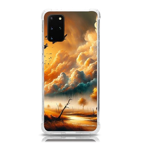 Nature Storm Painting Samsung Galaxy S20 Plus 6.7 Inch TPU UV Case from ArtsNow.com Front