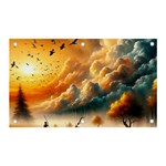 Nature Storm Painting Banner and Sign 5  x 3 