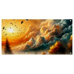 Nature Storm Painting Banner and Sign 8  x 4 