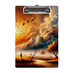 Nature Storm Painting A5 Acrylic Clipboard from ArtsNow.com Front