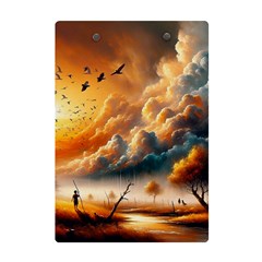 Nature Storm Painting A5 Acrylic Clipboard from ArtsNow.com Back