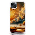 Nature Storm Painting iPhone 14 Plus TPU UV Print Case