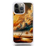 Nature Storm Painting iPhone 13 Pro TPU UV Print Case