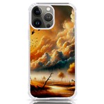 Nature Storm Painting iPhone 13 Pro Max TPU UV Print Case