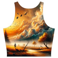 Nature Storm Painting Cut Out Top from ArtsNow.com Back