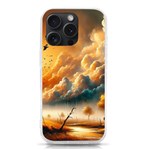 Nature Storm Painting iPhone 15 Pro TPU UV Print Case