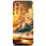 Nature Storm Painting Samsung Galaxy S24 Plus 6.7 Inch Black TPU UV Case