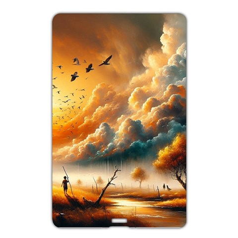 Nature Storm Painting Name Card Style USB Flash Drive from ArtsNow.com Back