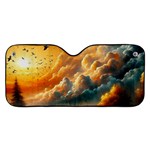 Nature Storm Painting Car Windshield Sunshade