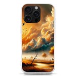 Nature Storm Painting iPhone 16 Pro TPU UV Print Case